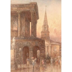 Aquarelle de James Billingsley (1860-1932), 1899, Birmingham Town Hall