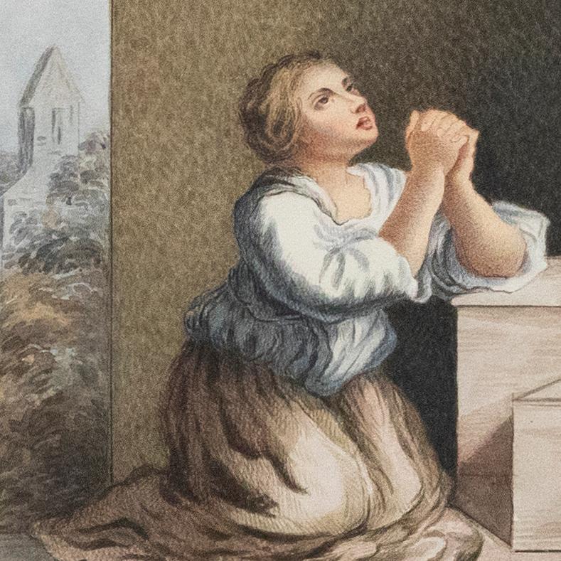 Richard Westall RA (1765-1836) - Early 19th Century Watercolour, A Prayer For Sale 3