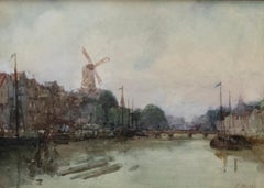 J. Morris - Framed Early 20th Century Watercolour, Amsterdam
