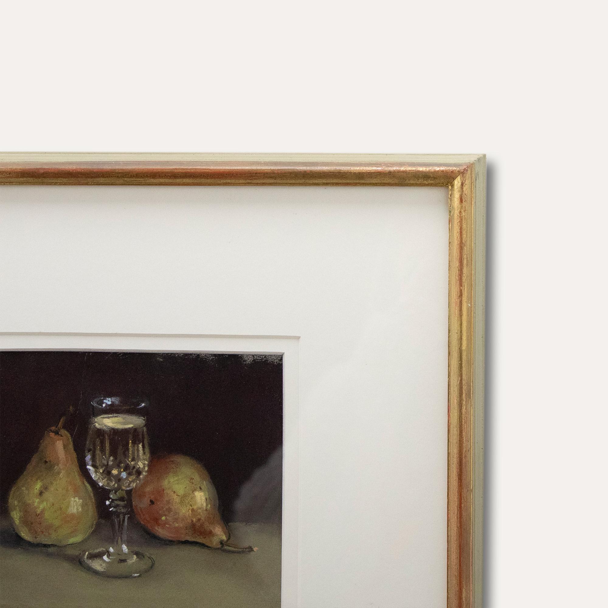 Christine Birchall PVPSWA  - Contemporary Pastel, Pears and Chablis - Art by Unknown