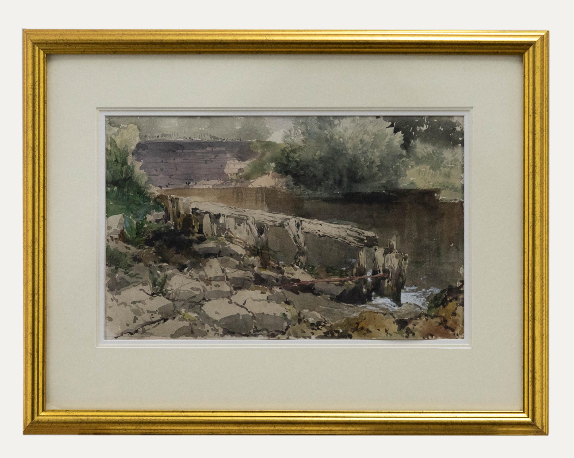 Attributed to William Collingwood Smith - A fine 19th century English School watercolour. Presented in a gilt-effect frame. Unsigned. On watercolour paper.