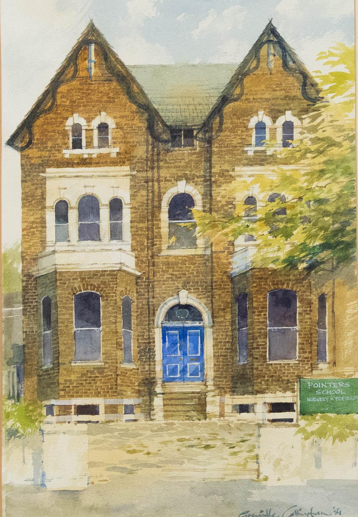 Grenville Cottingham RSMA RBA (1943-2007) - Framed Watercolour, Pointers School - Art by Unknown