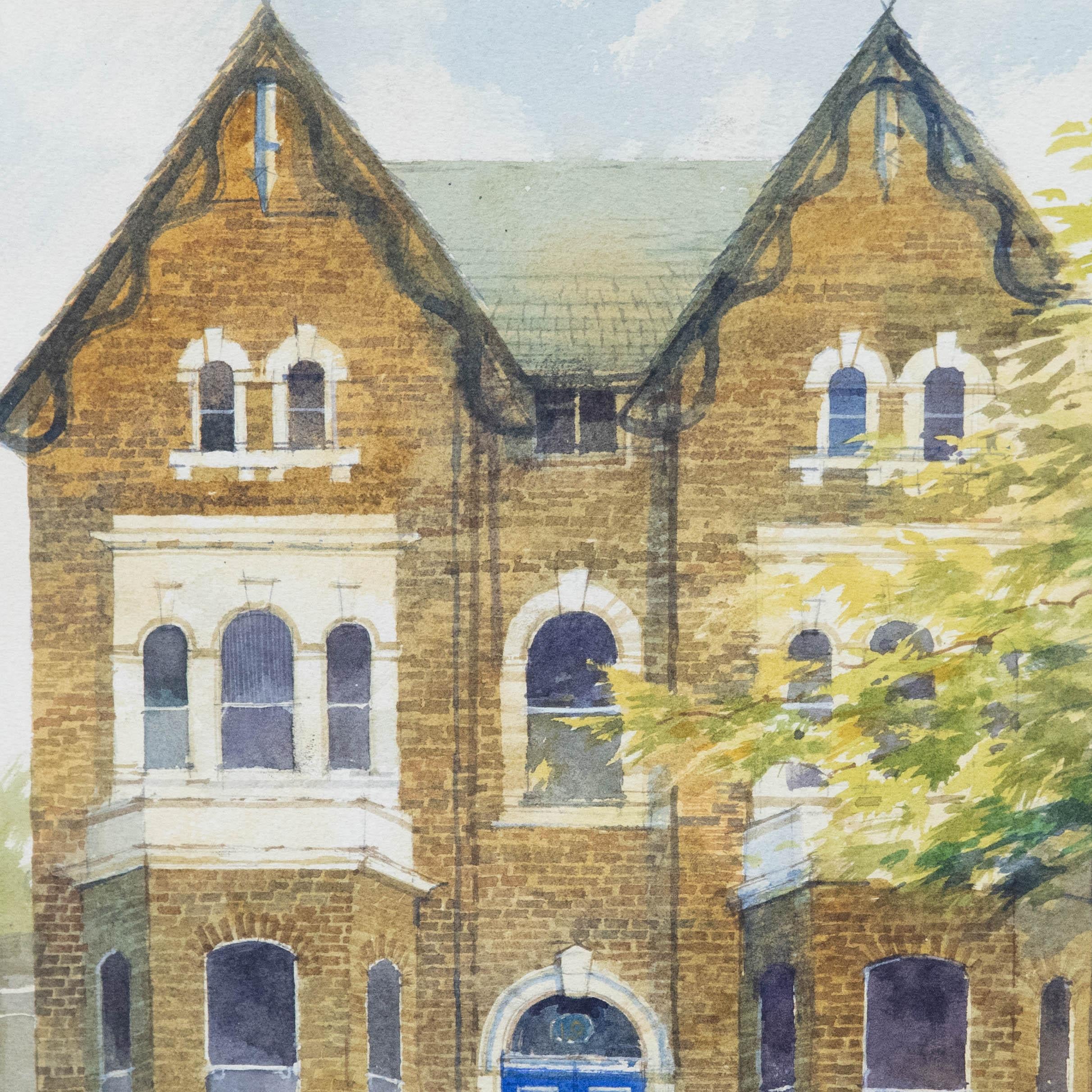 Grenville Cottingham RSMA RBA (1943-2007) - Framed Watercolour, Pointers School For Sale 1