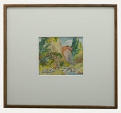 Vivian Bewick (1912-1999) - Aquarell aus der Mitte des 20. Jahrhunderts, Quadrupiertes Gemälde