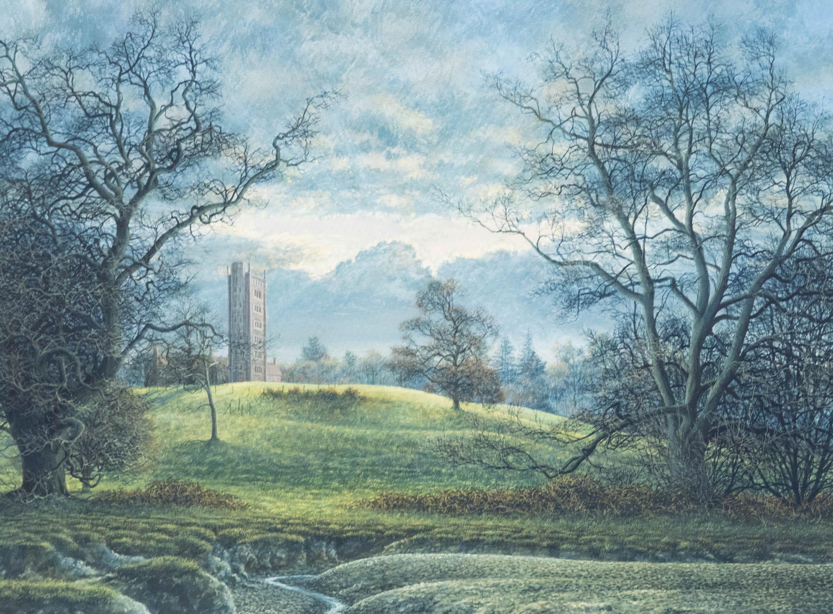 Michael John Pettersson (b.1939) - Framed Watercolour, Freston Tower - Art by Unknown