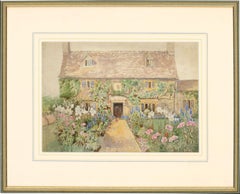 Framed Mid 20th Century Watercolour - Miss Ethel Blewitt's House