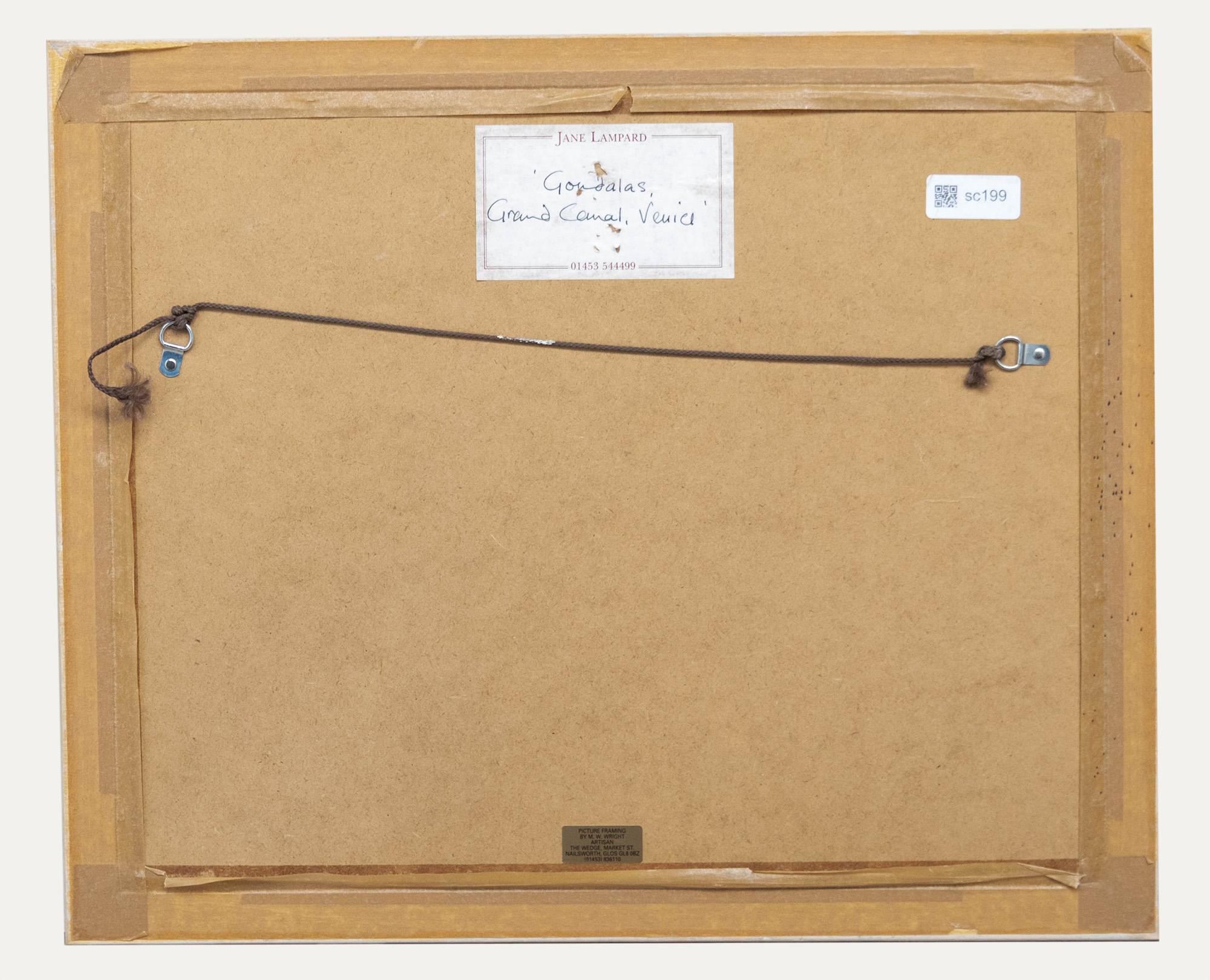 Jane Lampard - originales zeitgenössisches Pastell mit Gouache. Signiert unten links. Präsentiert in einem schönen hellen Holzrahmen mit benutzerdefinierten montieren. Auf der Rückseite betitelt. Auf dem Papier.
