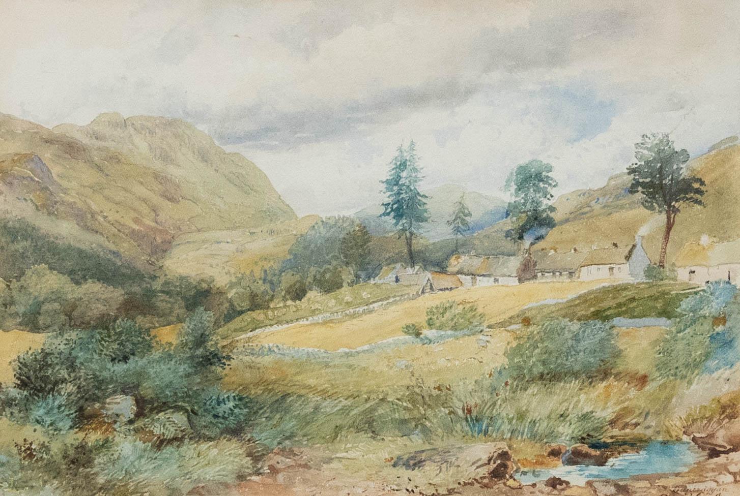 David Cox Jnr. ARWS (1809-1885) - Framed Watercolour, Duncraggan For Sale 1