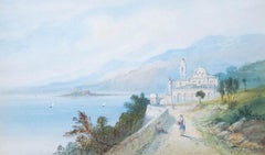 Edwin St. John (1878-1961) - 1910 Watercolour, Lake Como