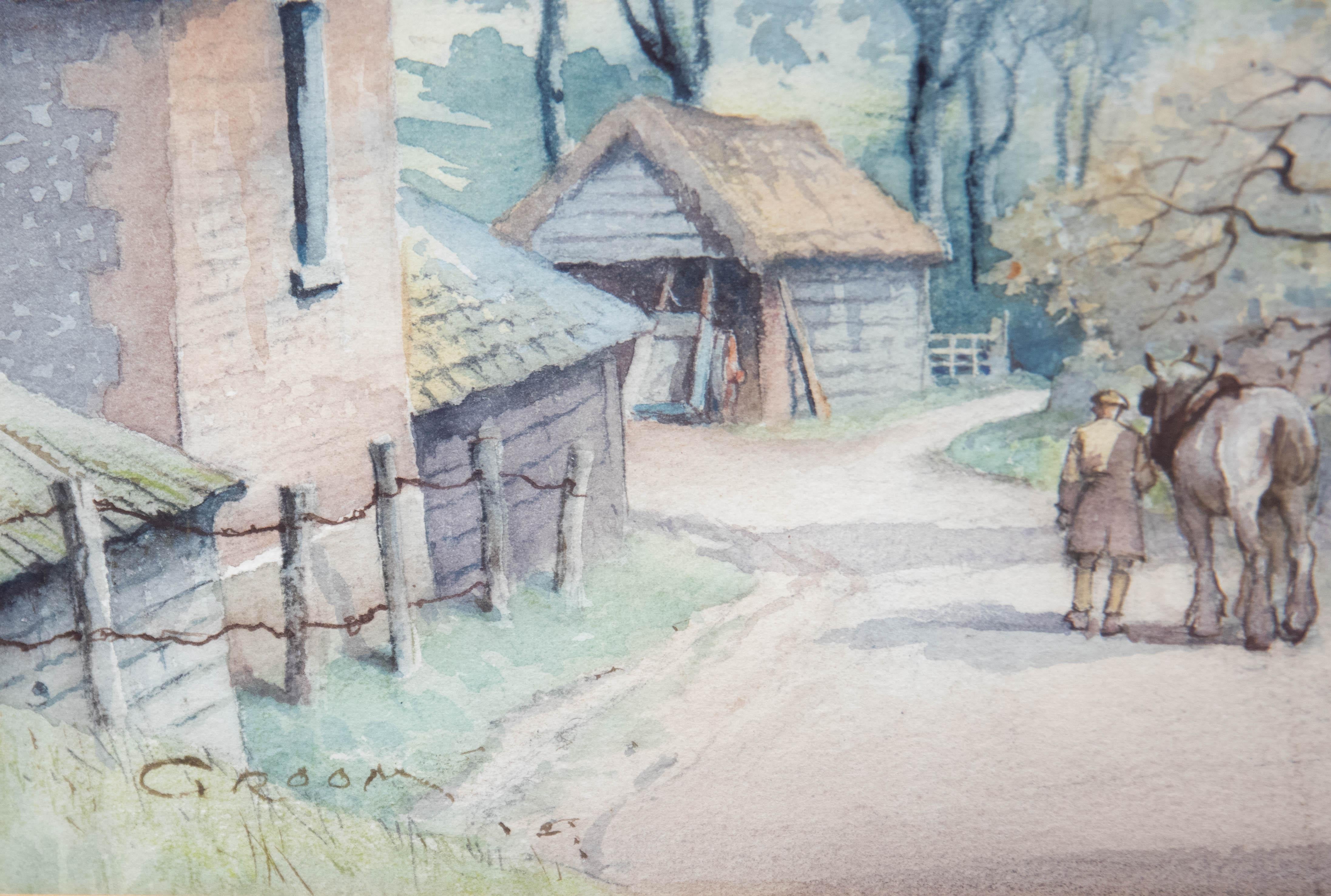 Emerson Harold Groom (1890-1983) - Mid 20th Century Watercolour, Tarring Neville For Sale 2