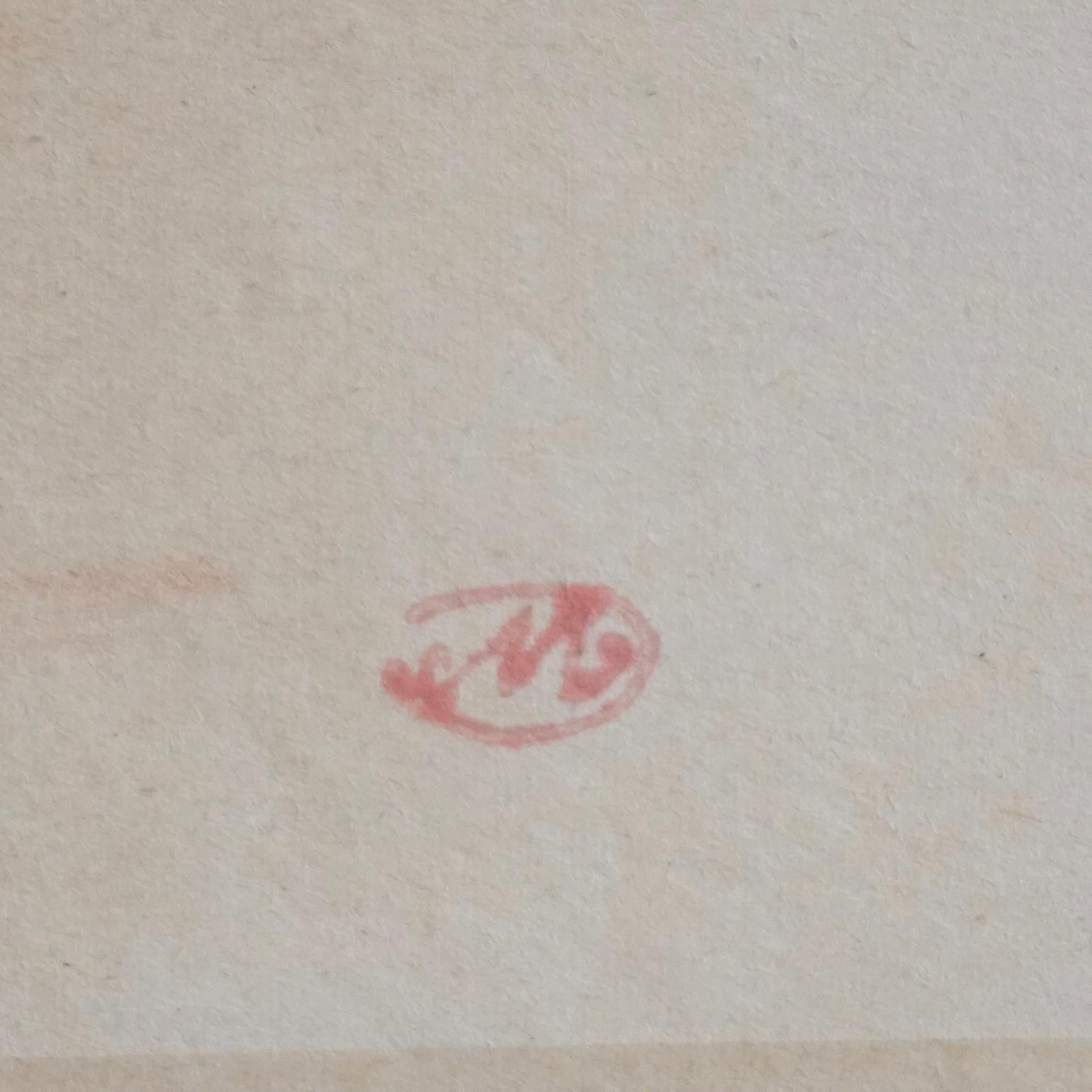 Aristide Maillol Dessin original de nu sanguin, années 1950 en vente 7