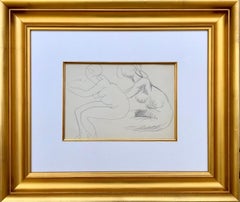 Henri Matisse Pencil Nude Etude From Matisse Estate