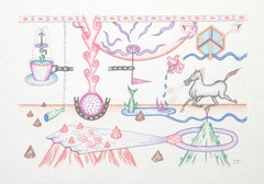 Struggle in The Garden City of Nazca, Zeichnung von Kevin Varner, Klassenzimmer