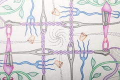 Convergenza armonica, disegno surrealista a matita e inchiostro di Kevin Varner