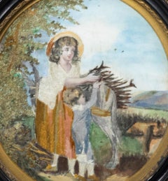 19th Century Embroidery - Collecting Kindling