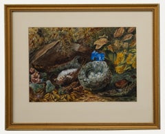 Antique Circle of Oliver Clare (1853-1927) - Framed Watercolour, The Sparrow's Nest
