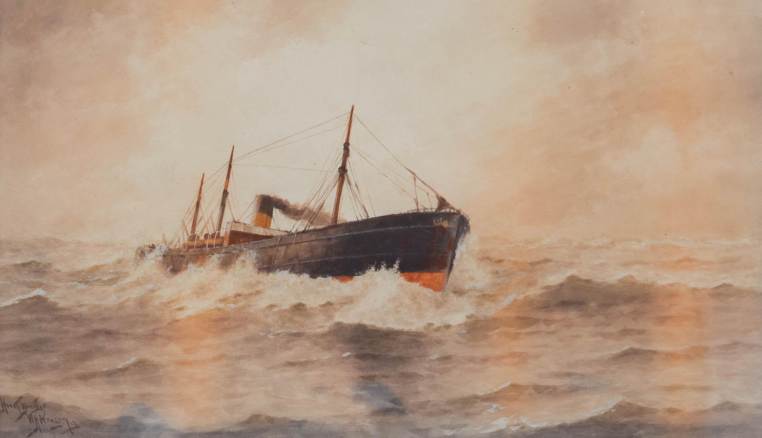 William Henry Pearson (1849-1923) - Acuarela enmarcada, Posavasos británico - Art de Unknown