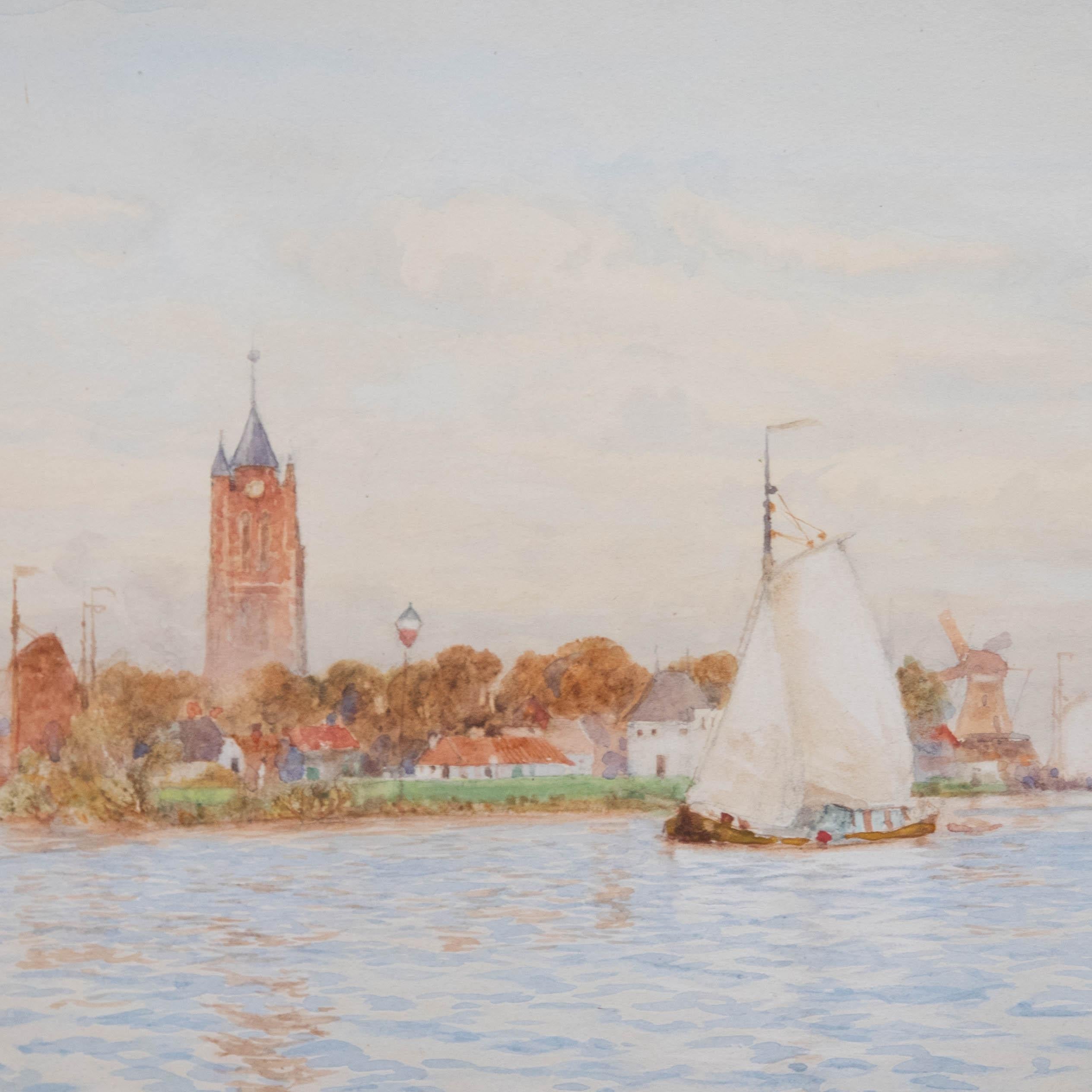 Herbert Menzies Marshall (1841-1913) - Framed Watercolour, Gorichew For Sale 1