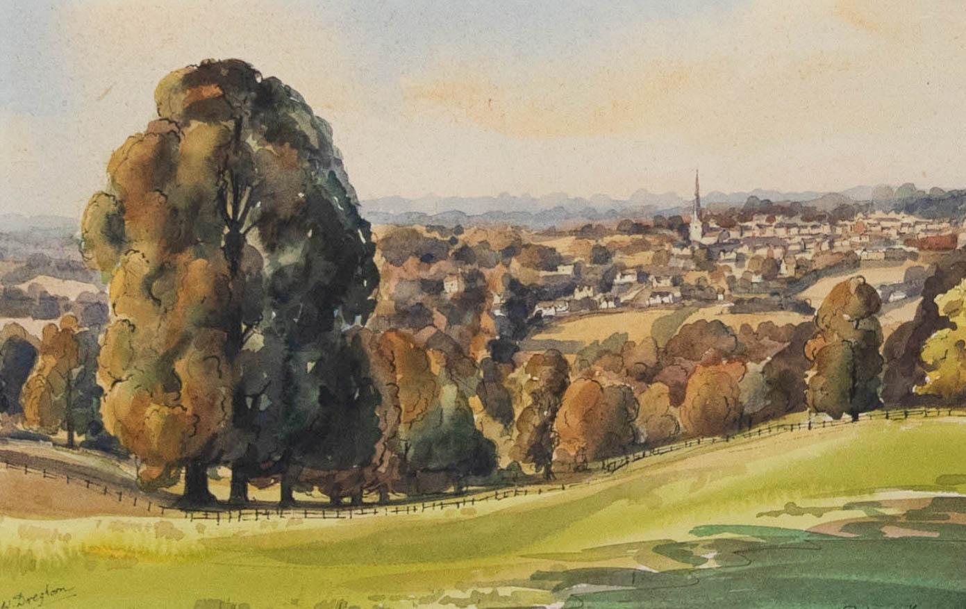 William Dreghorn (1908-2001) - Framed Mid 20th Century Watercolour, Painswick - Art by Unknown