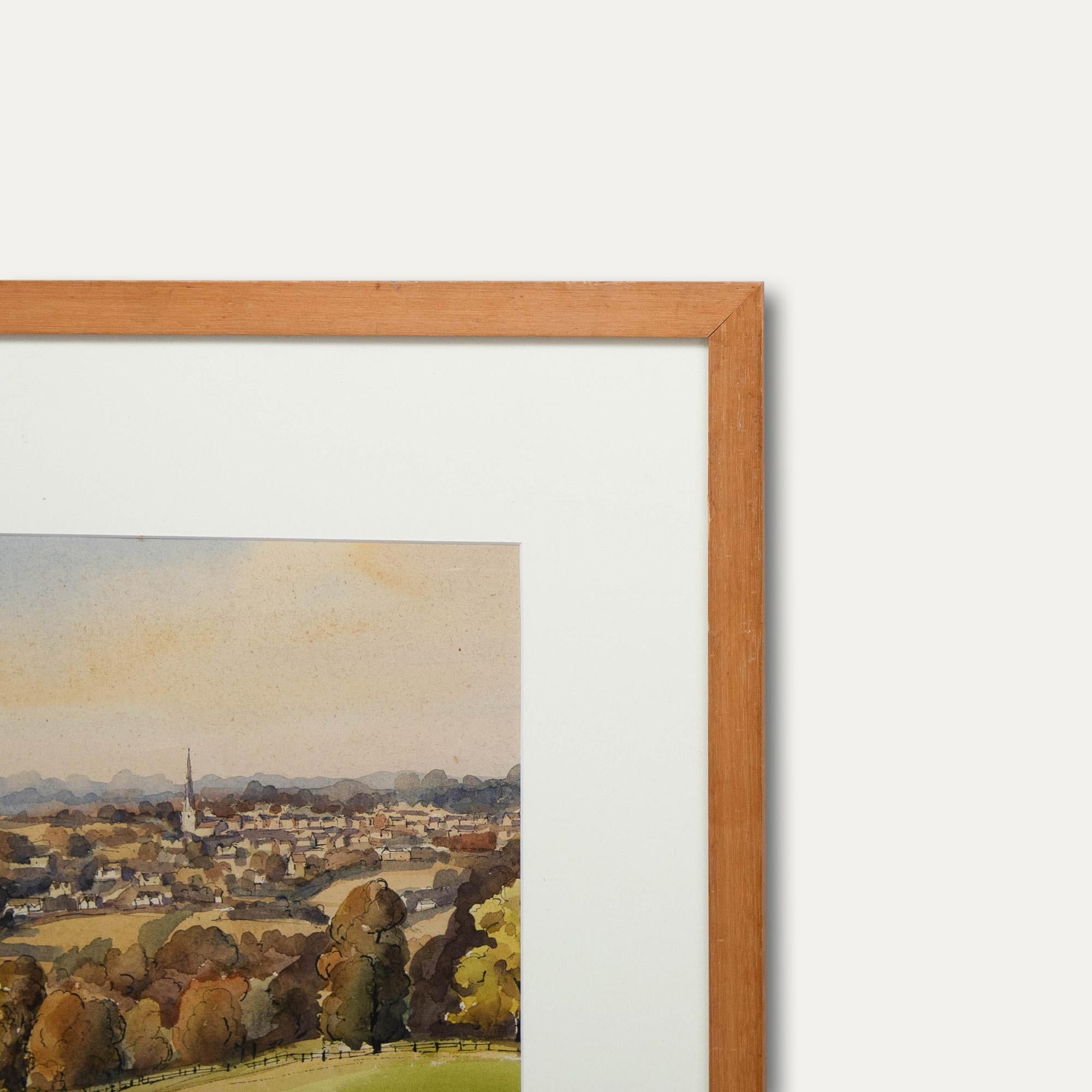 William Dreghorn (1908-2001) - Framed Mid 20th Century Watercolour, Painswick For Sale 1