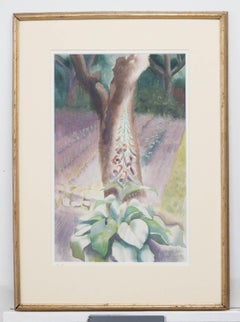 Vintage Osmund Caine (1914-2004) - 1949 Watercolour, Foxgloves