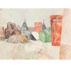 Buoys No.3, Watercolour Painting by Reginald Brill