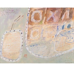 Senza titolo, Guazzo e acquerello su carta di Martin Bradley, 1962