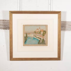 Thun (Svizzera), pastello e matita di Charles Charles Gere