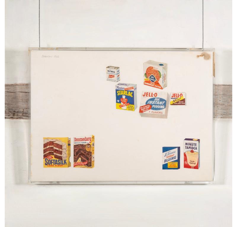 Softasilk, Starlac y paquetes de gelatina, collage de papel, arte de Mark Lancaster en venta 1
