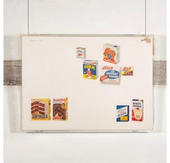 Softasilk, Starlac & Jello Packets, Paper Collage, Art by Mark Lancaster
