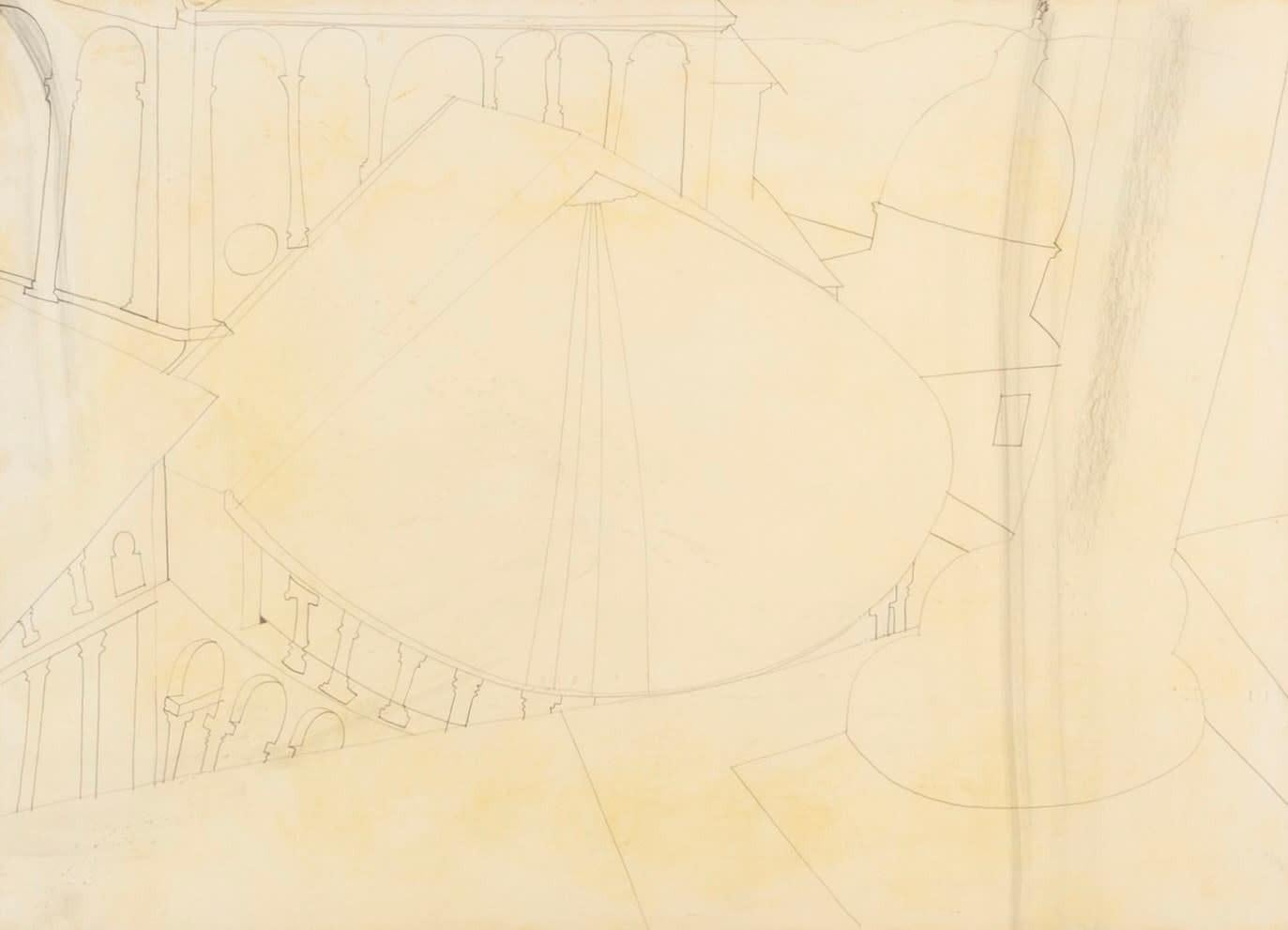 Mai 60 (Duomo Pisa), aquarelle de Ben Nicholson 1894-1982, 1960

Informations complémentaires :
Médium : Aquarelle et crayon sur papier, monté sur le tableau de l'Artistics.
46.2 x 60.4 cm
18 1/4 x 23 3/4 in
Titré et daté ; signé et inscrit au
