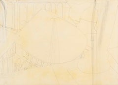 Mayo 60 (Duomo Pisa), acuarela de Ben Nicholson, 1960