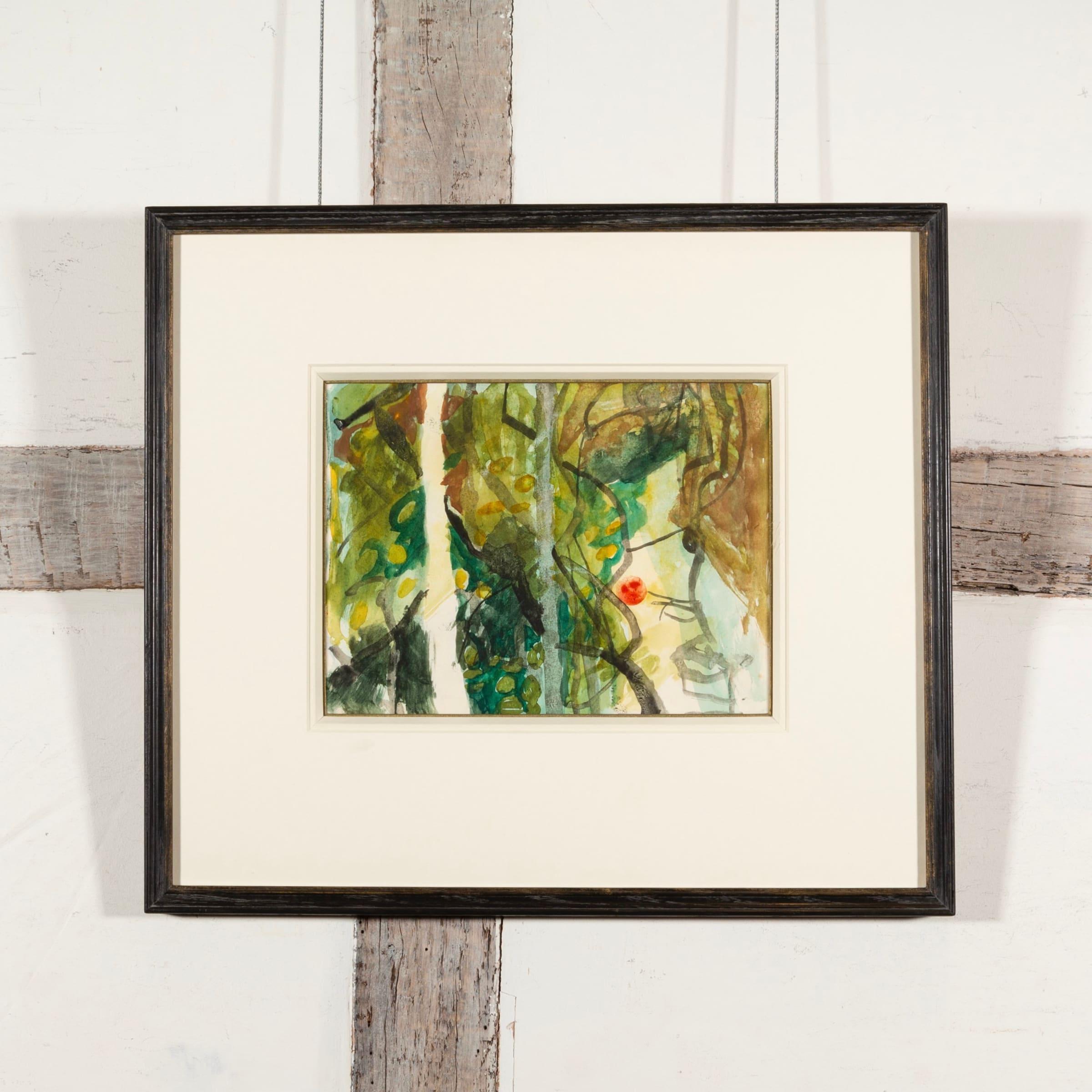 Scène de bois avec une pomme rouge, peinture à l'aquarelle de Peter Potworowski

Informations complémentaires :
Médium : Aquarelle
22 x 16.5 cm
8 5/8 x 6 1/2 in

Tadeusz Piotr (Peter) Potworowski était un peintre abstrait et figuratif polonais qui a