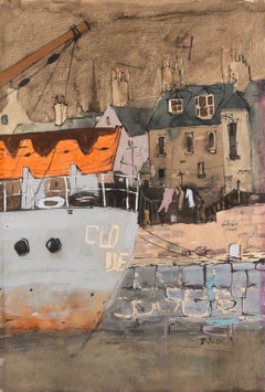 Montrose Hafenschlosstore (Das niederländische Boot) von Douglas Swan, 1950er Jahre, ca.