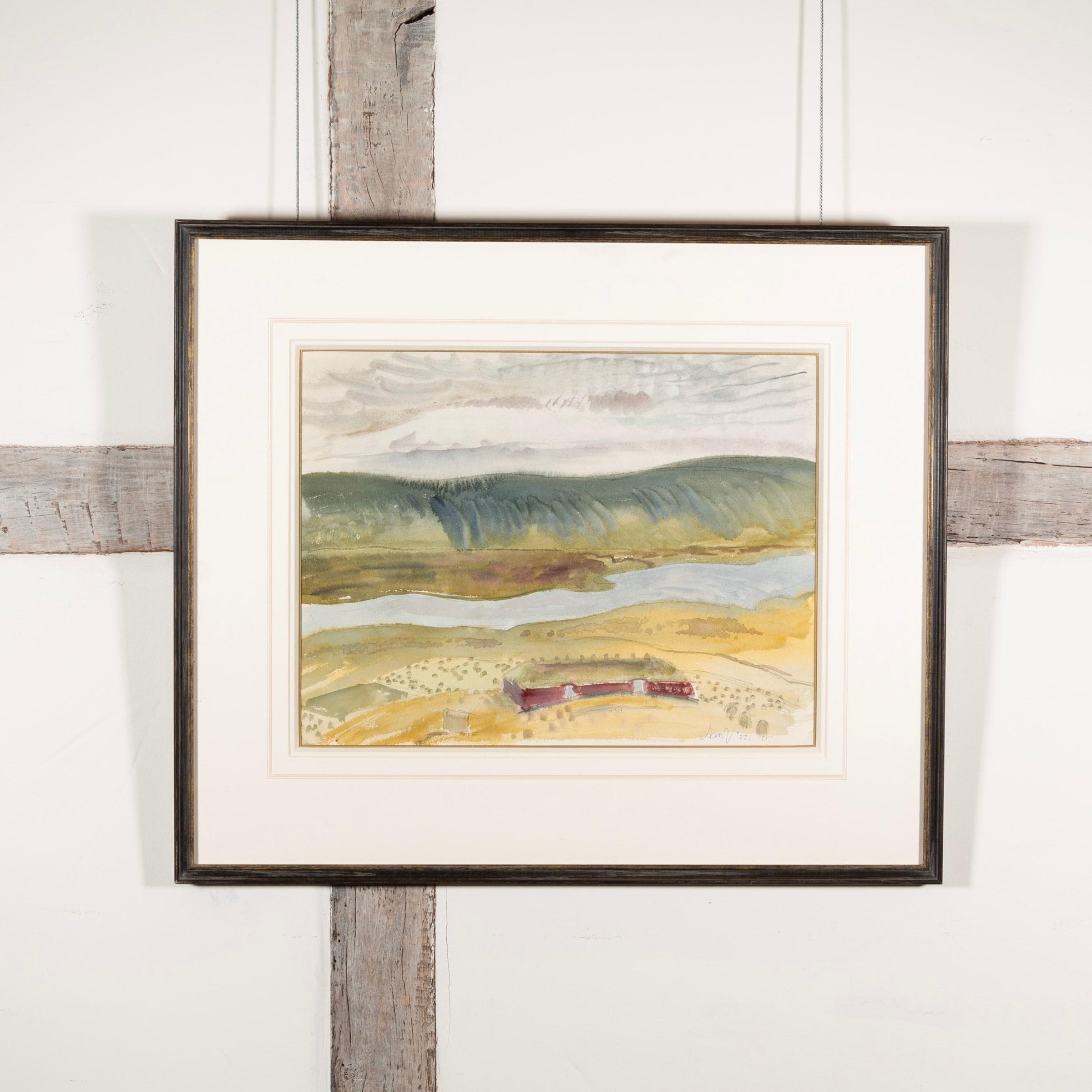 Aquarelle de Leon Underwood, Islande, 1923 en vente 1