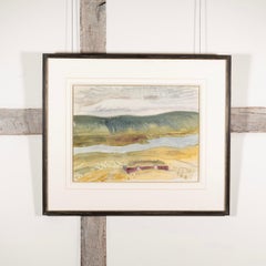 Bait Store, Iceland, Watercolour by Leon Underwood, 1923