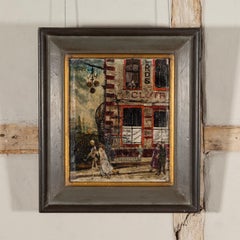 La morte e la fanciulla, olio su tela di Carel Weight, 1947 CIRCA