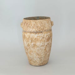 Amphora with Lugs, Stoneware with Dry Glazes by Paul Philp