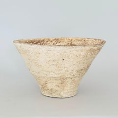 Open Bowl with Speckle, Stoneware with Dry Glazes by Paul Philp