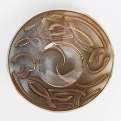 Cuenco grande de Aldermaston Pottery, loza de Aldermaston Pottery, 1997 Circa