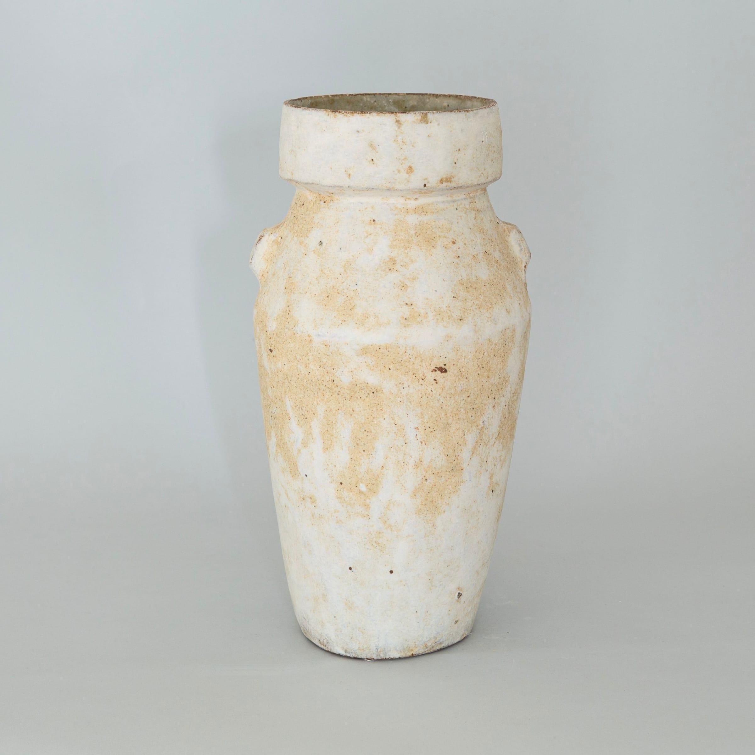 Stoneware Vessel II, Stoneware with Cream and Caramel Glazes by Paul Philp, 2021

Additional information:
Medium: Hand-built Stoneware
Height: 31 cm (12 1/4 in)Stamped with potter's seal on base

Paul Philp is a ceramist, making pots that look to be