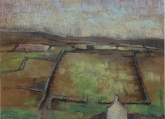 W.F - Pastel enmarcado del siglo XX, El gran campo