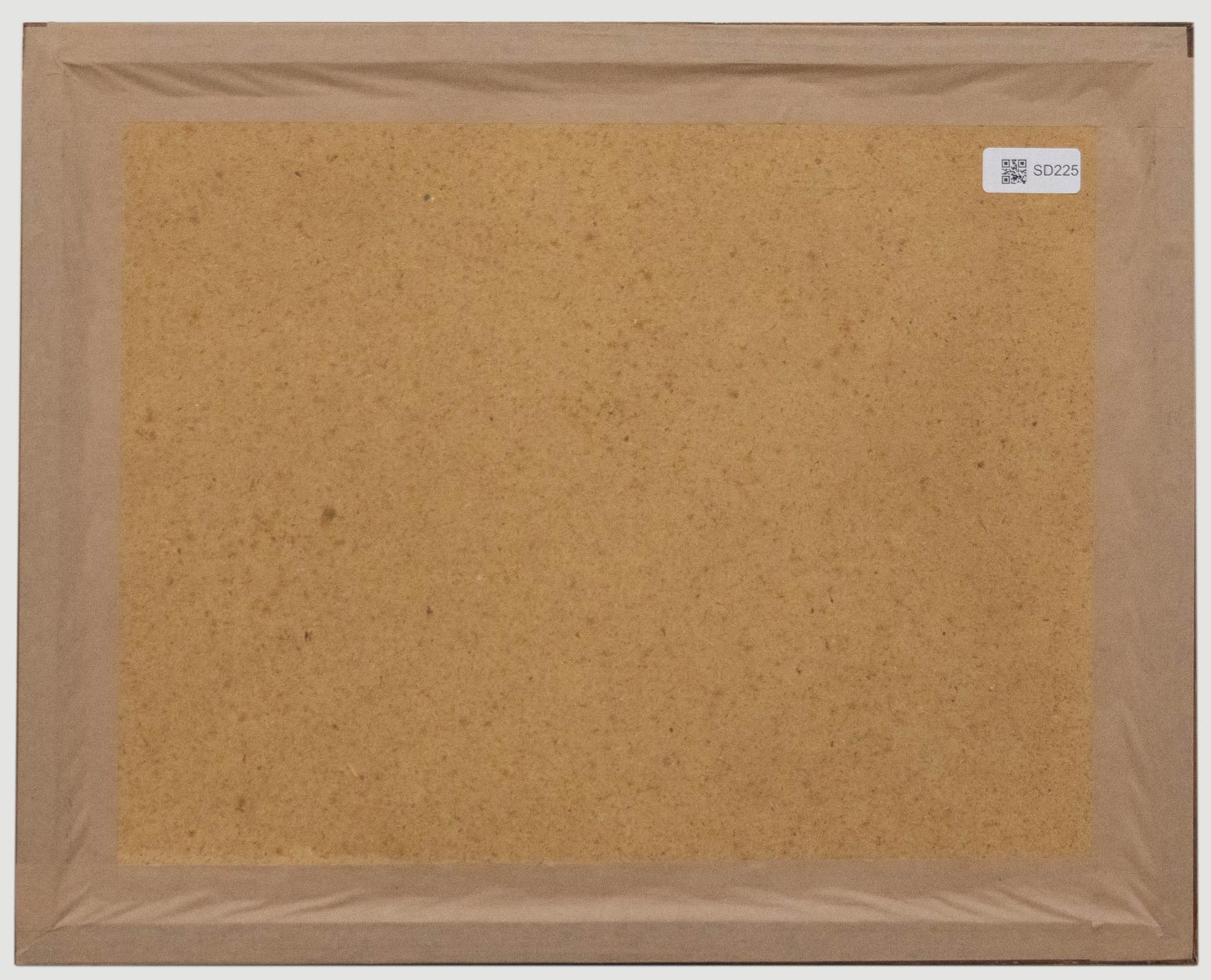 Un estudio en acuarela particularmente fino de un dormitorio isabelino. La artesanía del techo y la carpintería captan tu atención al instante, testimonio de la fina pincelada del artista y su consideración por los detalles. La escena ha sido