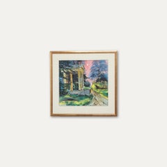 John Lancaster - Framed Contemporary Watercolour, Evening Glow