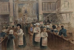 Robert Taylor Pritchett (1828-1907) - 1875 Watercolour, Fana Kirke Church