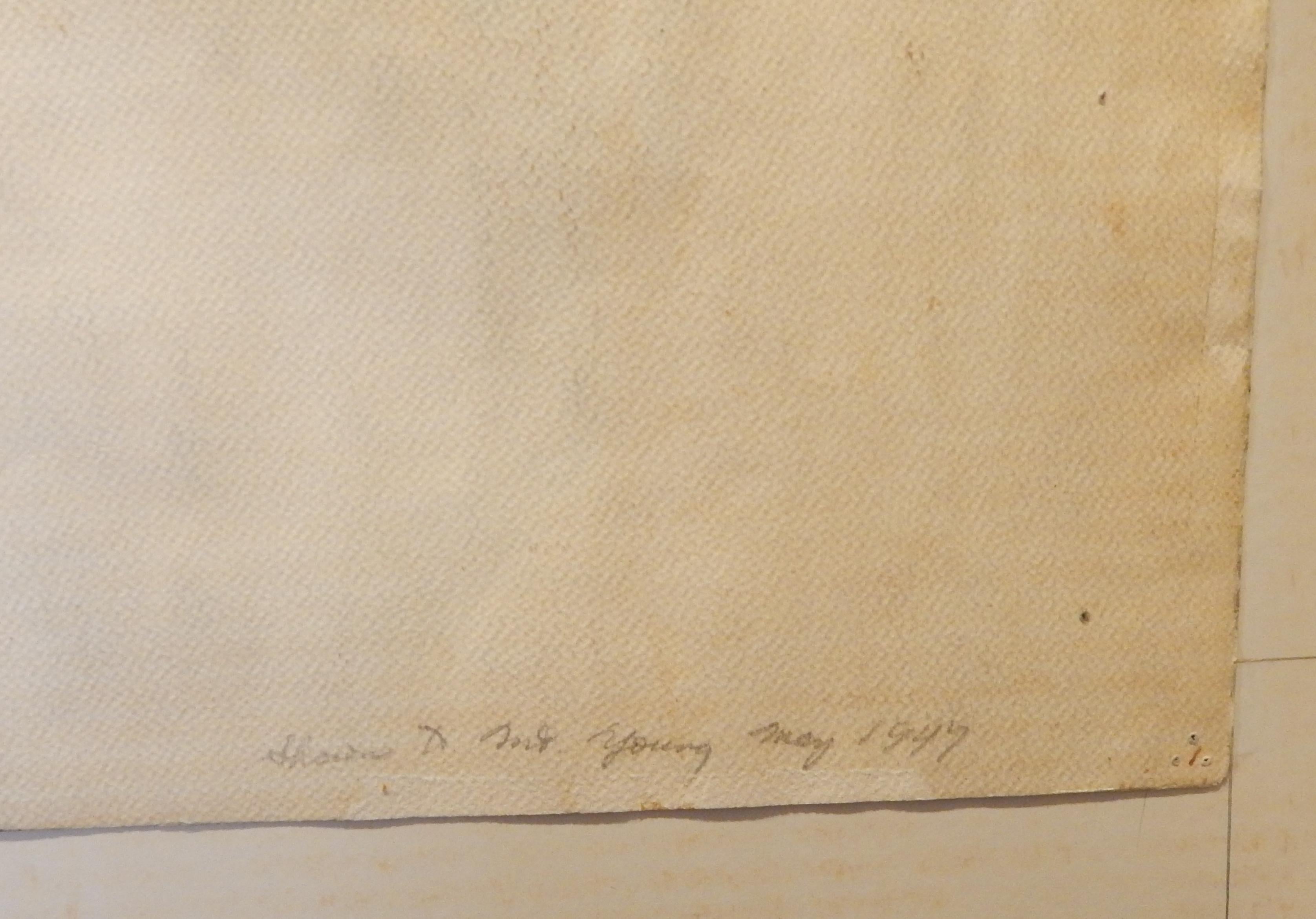 David Burliuk Aquarelle signée, 1947, paysage marin en vente 4