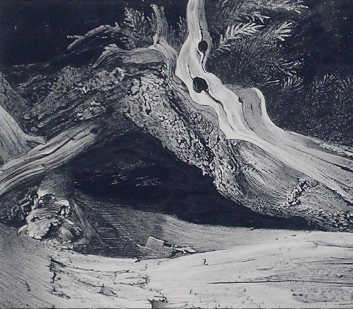 Stow Wengenroth Original Dry Brush Drawing, 1966, 