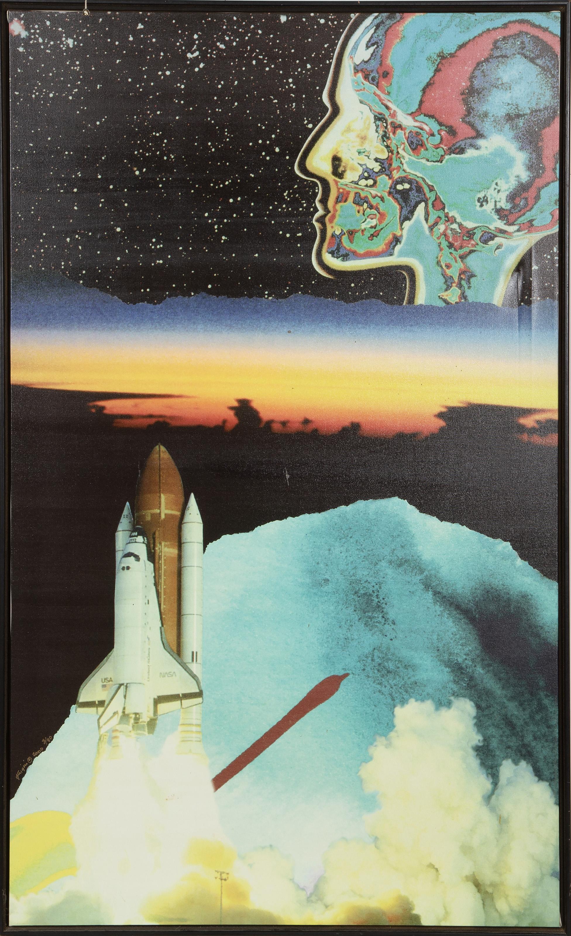 Focus on Fiction, Stampa digitale pop art di Michael Knigin