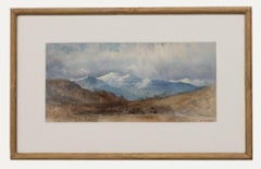 H. A. Hanpen - Framed Early 20th Century Watercolour, White Mountains
