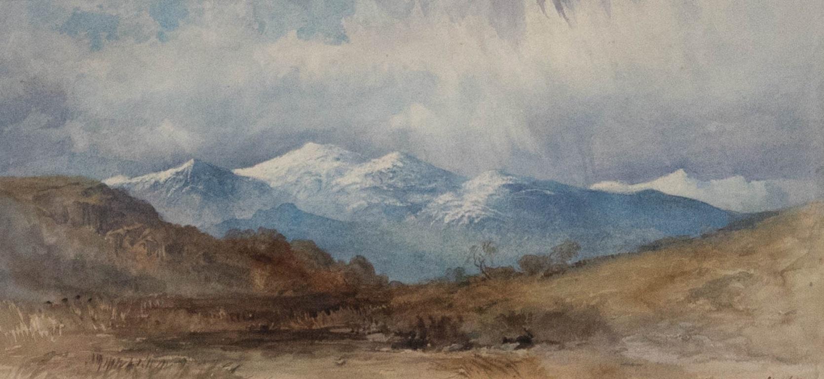 H. A. Hanpen - Framed Early 20th Century Watercolour, White Mountains - Art by Unknown